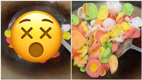  熱炒店「彩色蝦餅」成分是啥？原型曝光網嚇壞：不敢吃了（圖／翻攝自調皮搗蛋鬼Tik Tok）