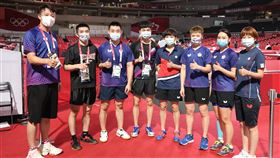 ▲東京奧運中華桌球代表隊。（圖／體育署提供）