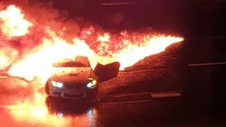 國道1號BMW火燒車　驚悚畫面曝光