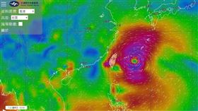 氣象局預估今22日不會發布烟花颱風陸上颱風警報。（圖／翻攝自氣象局）