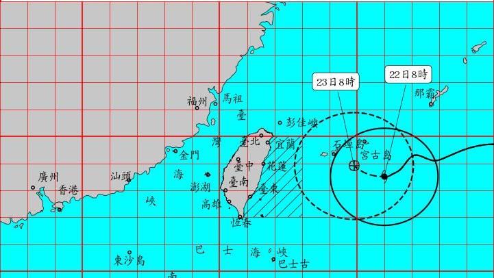 烟花龜速移動　「颱風假」機率降低中