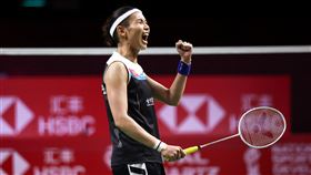 世界羽球巡迴賽戴資穎摘下后冠世界球后戴資穎31日在世界羽球巡迴賽年終賽決賽擊敗前西班牙球后馬琳奪下冠軍。（泰國羽球協會提供）中央社記者呂欣憓曼谷傳真 110年1月31日