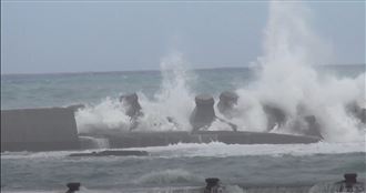 烟花颱風掀巨浪！花蓮民宿超抖狂被打