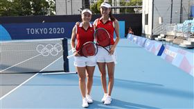 ▲東京奧運中華網球代表隊選手詹詠然、詹皓晴。（圖／體育署提供）