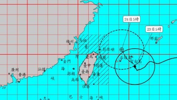 新／「烟花」增強　9縣市豪大雨特報