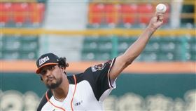 ▲統一獅Felix Doubront（飛利士）獲得首勝。（圖／中華職棒提供）