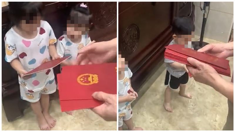 超狂阿公送3幼孫「每人2房」網跪了