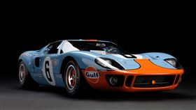 ▲1969年福特GT40利曼耐久賽冠軍模型車。（圖／翻攝Amalgam Collection網站）