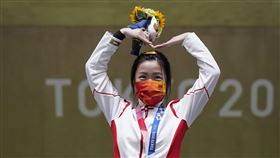 東奧,東京奧運,首金,楊倩（圖／美聯社／達志影像）