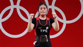 ▲方莞靈在東京奧運舉重49公斤級拿下第4。（圖／路透社／達志影像）