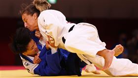 ▲林真豪柔道敗部復活賽不敵對手，無緣銅牌戰。（圖／路透社／達志影像）