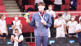 ▲東京奧運中華柔道代表隊選手楊勇緯拿下銀牌。（圖／體育署提供）