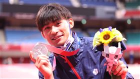 ▲東京奧運中華柔道代表隊選手楊勇緯拿下銀牌。（圖／體育署提供）