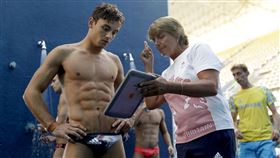 英國跳水王子湯姆戴利（Tom Daley）（圖／美聯社／達志影像）