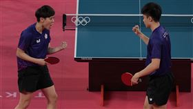 台灣好手林昀儒、鄭怡靜。（圖／美聯社／達志影像）