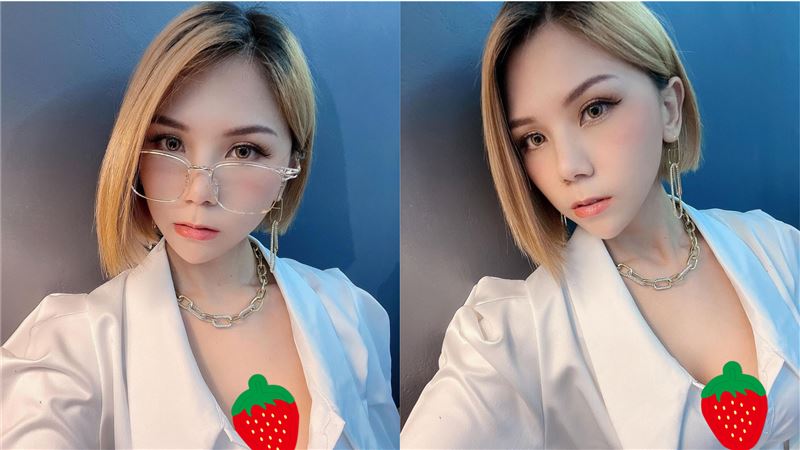 蕾菈美胸撐爆鈕扣　裡面全看光暴動了