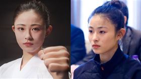 空手道,美女,選手,氣質,仙氣,龔莉