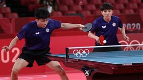 ▲東京奧運中華桌球代表隊選手林昀儒、鄭怡靜。（圖／體育署提供）