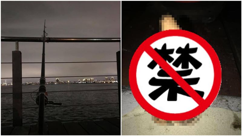 深夜釣到「流浪巨根」　網見尺寸驚呆