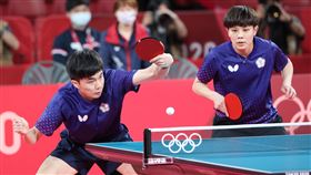 ▲東京奧運中華桌球代表隊選手林昀儒、鄭怡靜在混雙拿下銅牌。（圖／體育署提供）
