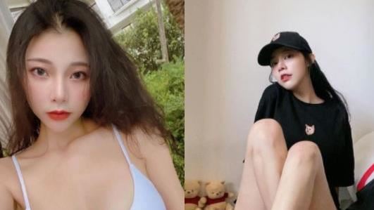 張香香泳裝開到腰！美胸遮不住蹦出來
