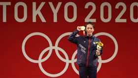 ▲「舉重女神」郭婞淳拿下奧運金牌。（圖／體育署提供）