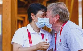 ▲倪夏蓮與老公教練。（圖／取自倪夏蓮推特）