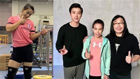 黃天仁PO出與郭婞淳以及江宏傑合照，瞬間成了「比例尺」。（圖／翻攝自黃天仁臉書）