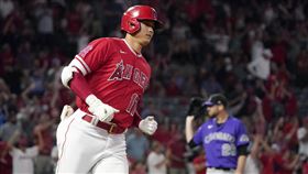 ▲大谷翔平炸裂本季第36轟。（圖／美聯社／達志影像）