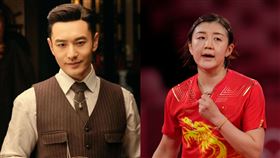 黃曉明微博、陳夢 圖美聯社達志影像