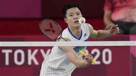 ▲東京奧運中華羽球隊選手王子維。（圖／美聯社／達志影像)
