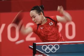 日本桌球好手伊藤美誠出賽