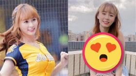 短今將包包往前背，背帶巧妙滑進深溝，引人遐想。（圖／翻攝自短今IG）