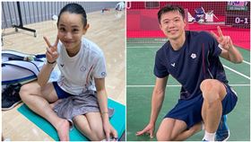 戴資穎打進男子組！「小子維VS小小戴」18年前對戰片曝（圖／翻攝自戴資穎、王子維臉書）