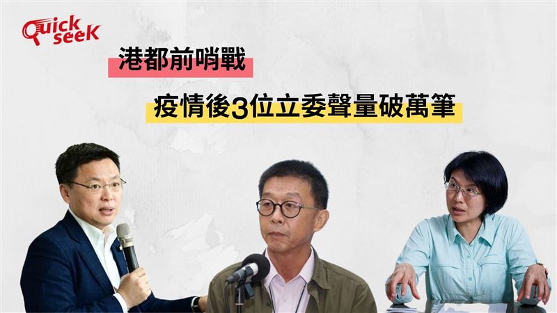 高雄3位立委疫情後聲量破萬筆