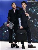 陳庭妮、林柏宏出席PRADA 2021秋冬男女裝系列媒體發表會。（記者邱榮吉/攝影）