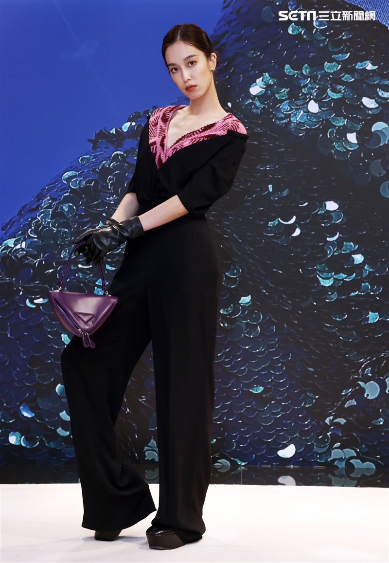 陳庭妮出席PRADA 2021秋冬男女裝系列媒體發表會。（記者邱榮吉/攝影）