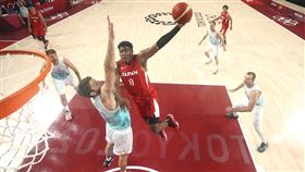 ▲八村壘全場最高35分，日本不敵斯洛維尼亞。（圖／美聯社／達志影像）