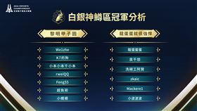 ▲白銀神鱒區冠軍分析（圖／業者提供）