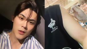 陳奕分享施打AZ疫苗事後副作用紀錄。（圖／翻攝自chen_i_1016 IG）