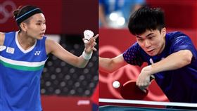 戴資穎、林昀儒。（圖／體育署提供）