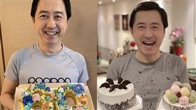 庾澄慶分享今年生日收到的五個蛋糕。(圖／翻攝自庾澄慶IG)
