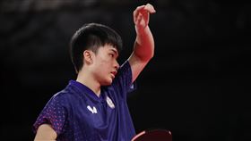  桌球好手林昀儒拚銅牌。（圖／路透社／達志影像）