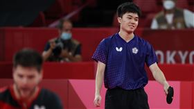 ▲東京奧運中華桌球代表隊選手林昀儒銅牌戰不敵德國前球王。（圖／體育署提供）