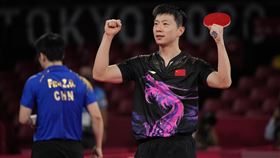 東京奧運,桌球,中國,馬龍,樊振東（圖／美聯社／達志影像