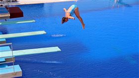 女子跳水，圖／Pixabay