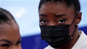 美國體操天后拜爾絲再退出兩場東京奧運決賽。（圖／路透社／達志影像）