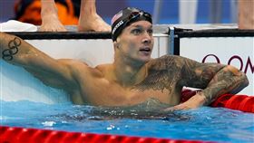 ▲德萊賽爾（Caeleb Dressel）100蝶打破世界紀錄摘金。（圖／美聯社／達志影像）