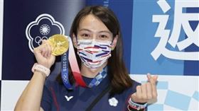 郭婞淳,舉重,金牌,奧運,歸國,力量。(圖/記者邱榮吉攝影)
