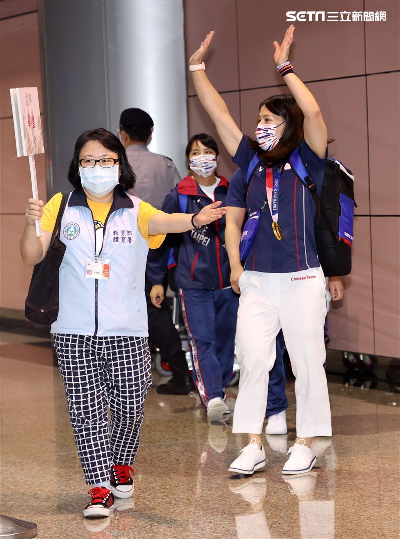 東奧舉重金牌女神郭婞淳。（記者邱榮吉/攝影）